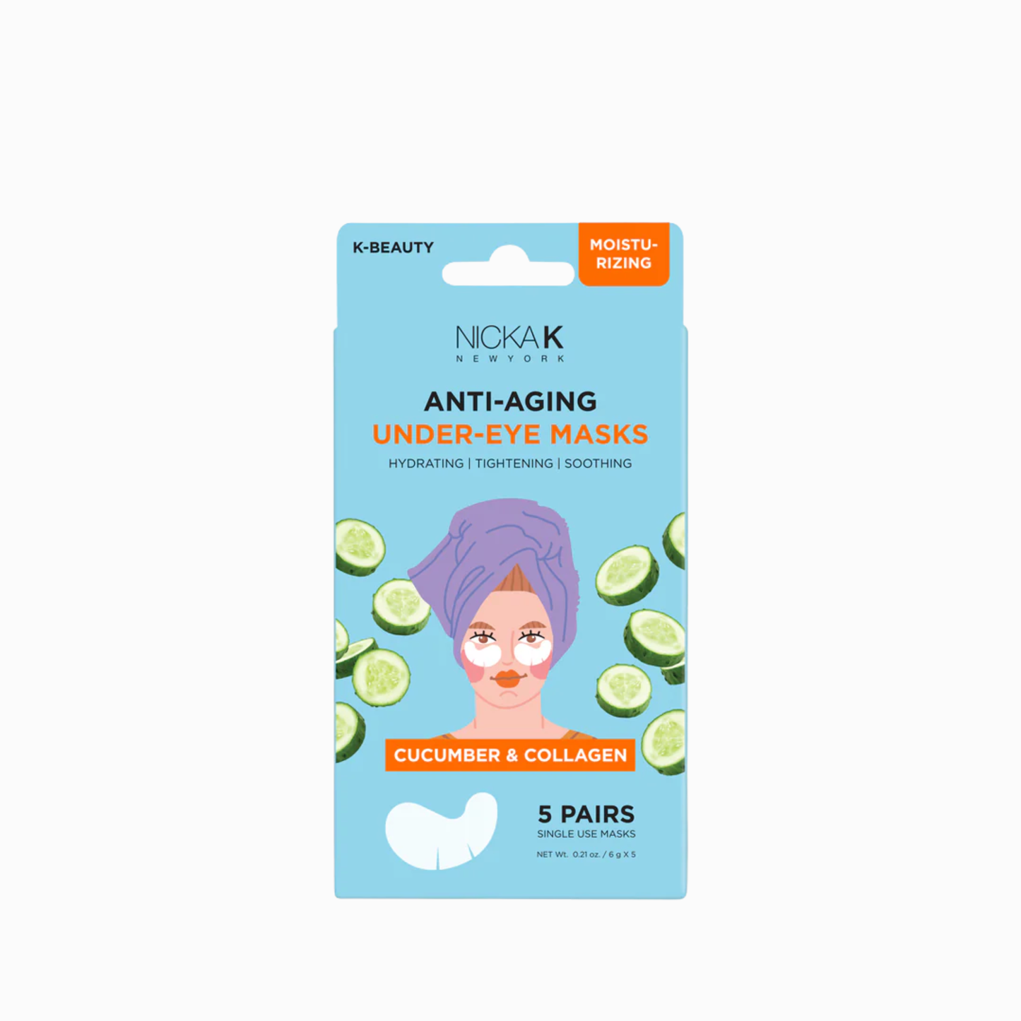 Anti Aging Under Eye Masks - Cucumber & Collagen 5 Pairs