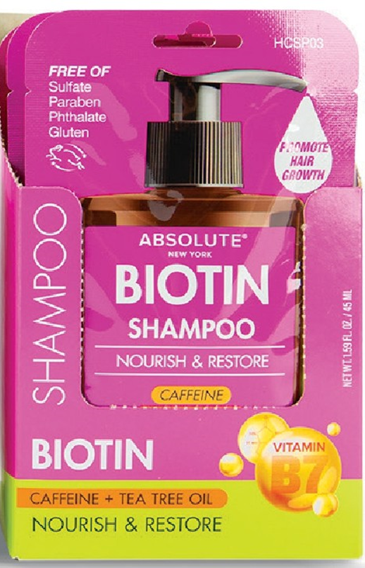 Absolute New York Shampoo Pouches: Nourishing Hair Care On-The-Go | Repair & Growth