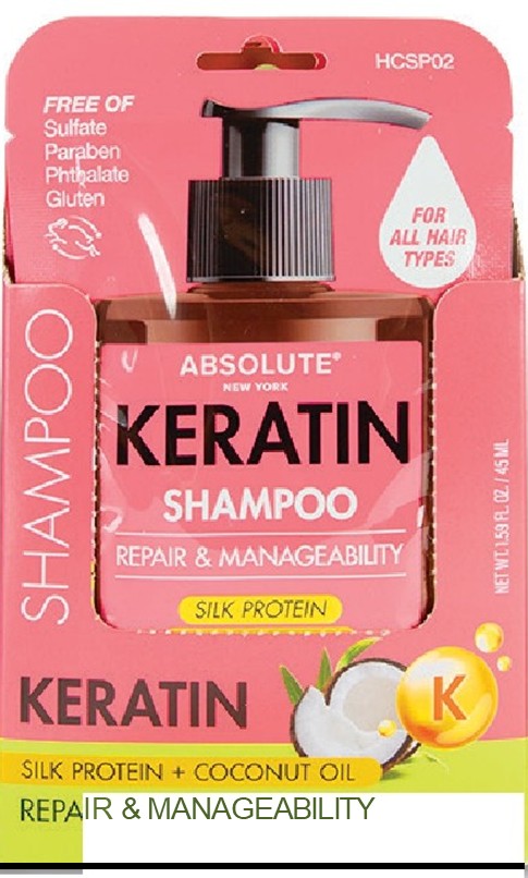 Absolute New York Shampoo Pouches: Nourishing Hair Care On-The-Go | Repair & Growth