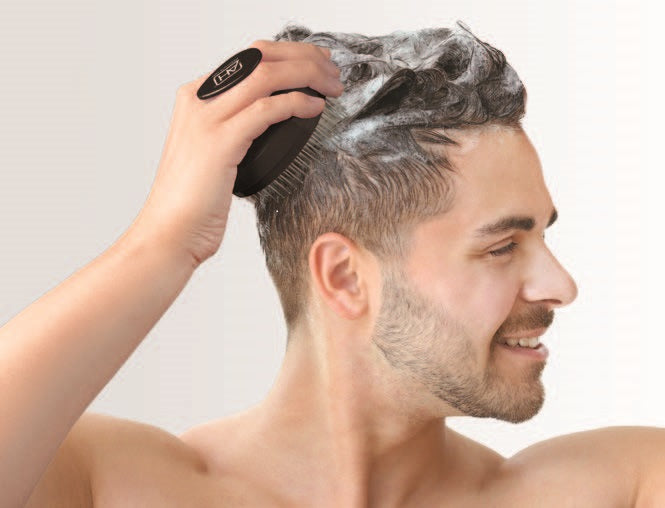 Shampoo Brush and Detangling Scalp Scrubber