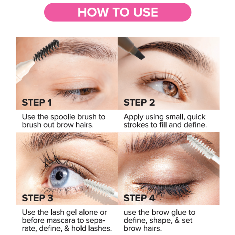 Eyebrow Marker Gel and Glue