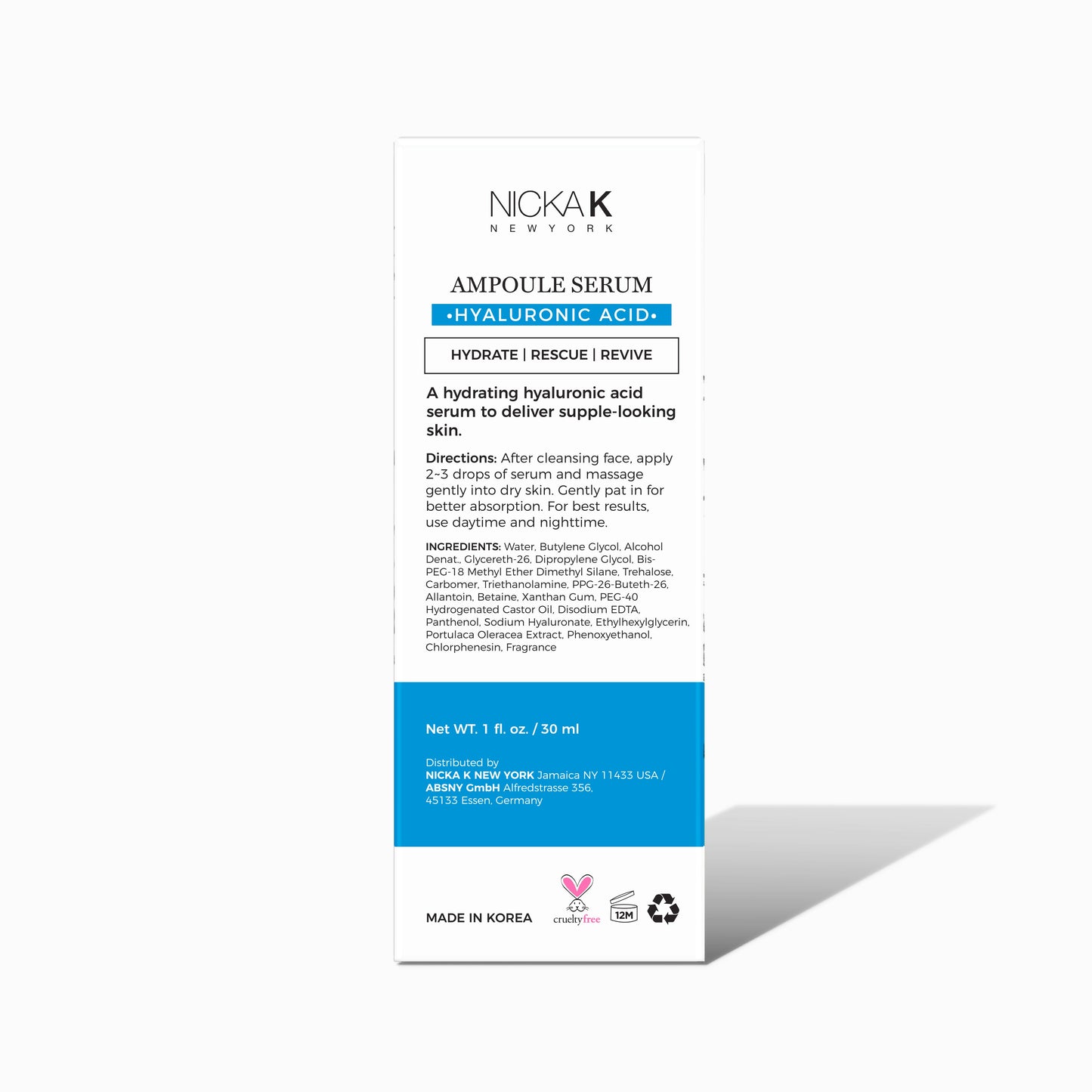 FACIAL SERUMS by Nicka K New York