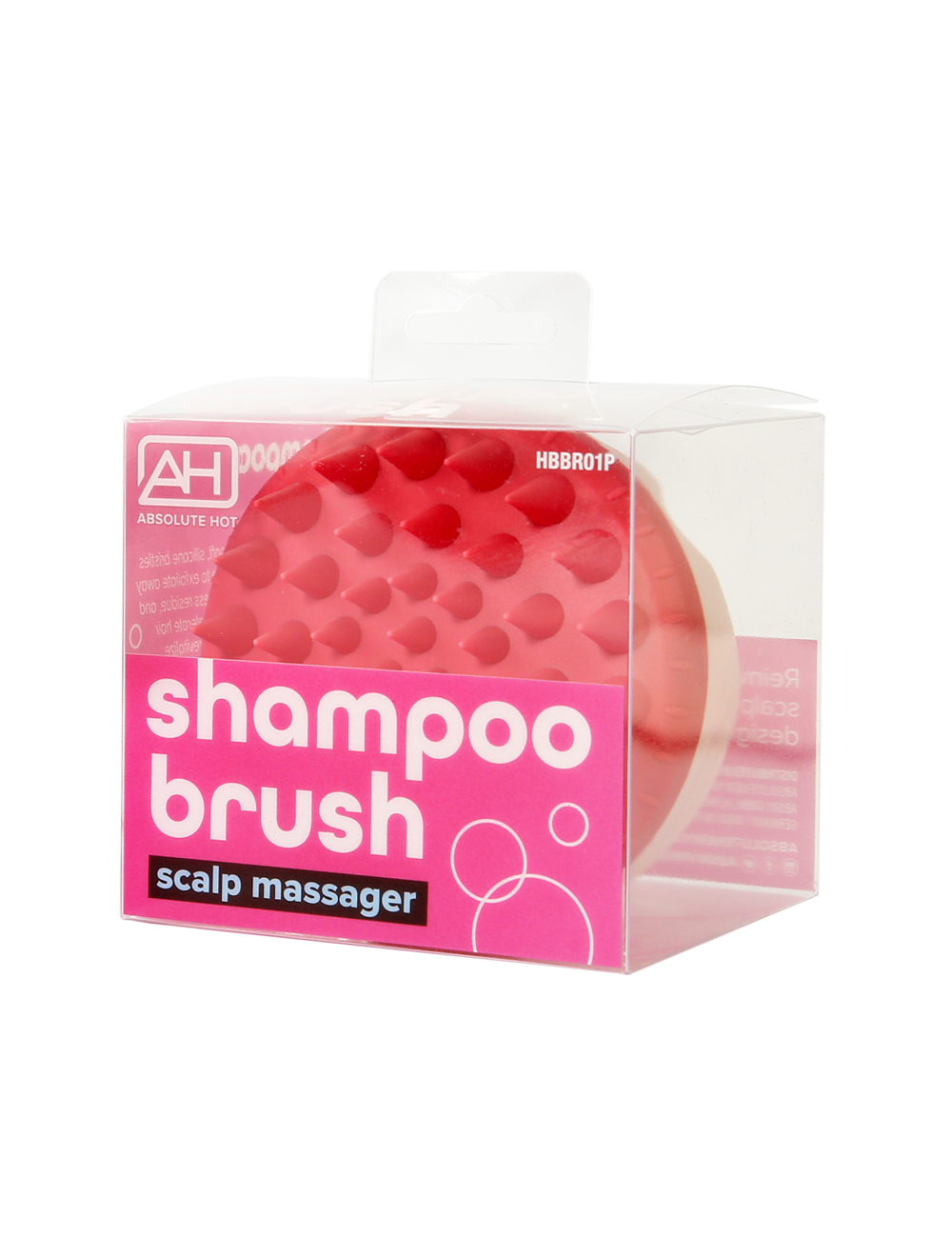 ABSOLUTE HOT Shampoo Brush Scalp Massager: Stimulate Growth & Exfoliate Scalp | Silicone Bristles
