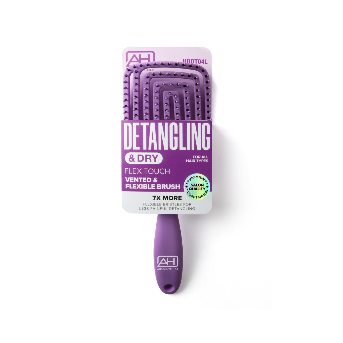 FLEX TOUCH Detangling & Drying Hair Brush: Fast Drying, Minimal Damage | Vented Design
