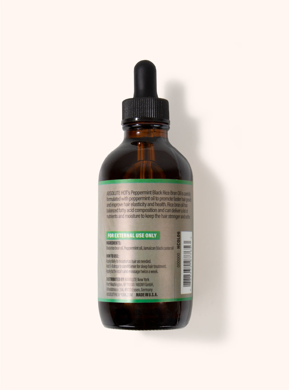 Black Rice Bran Peppermint Hair Oil - HCOL06