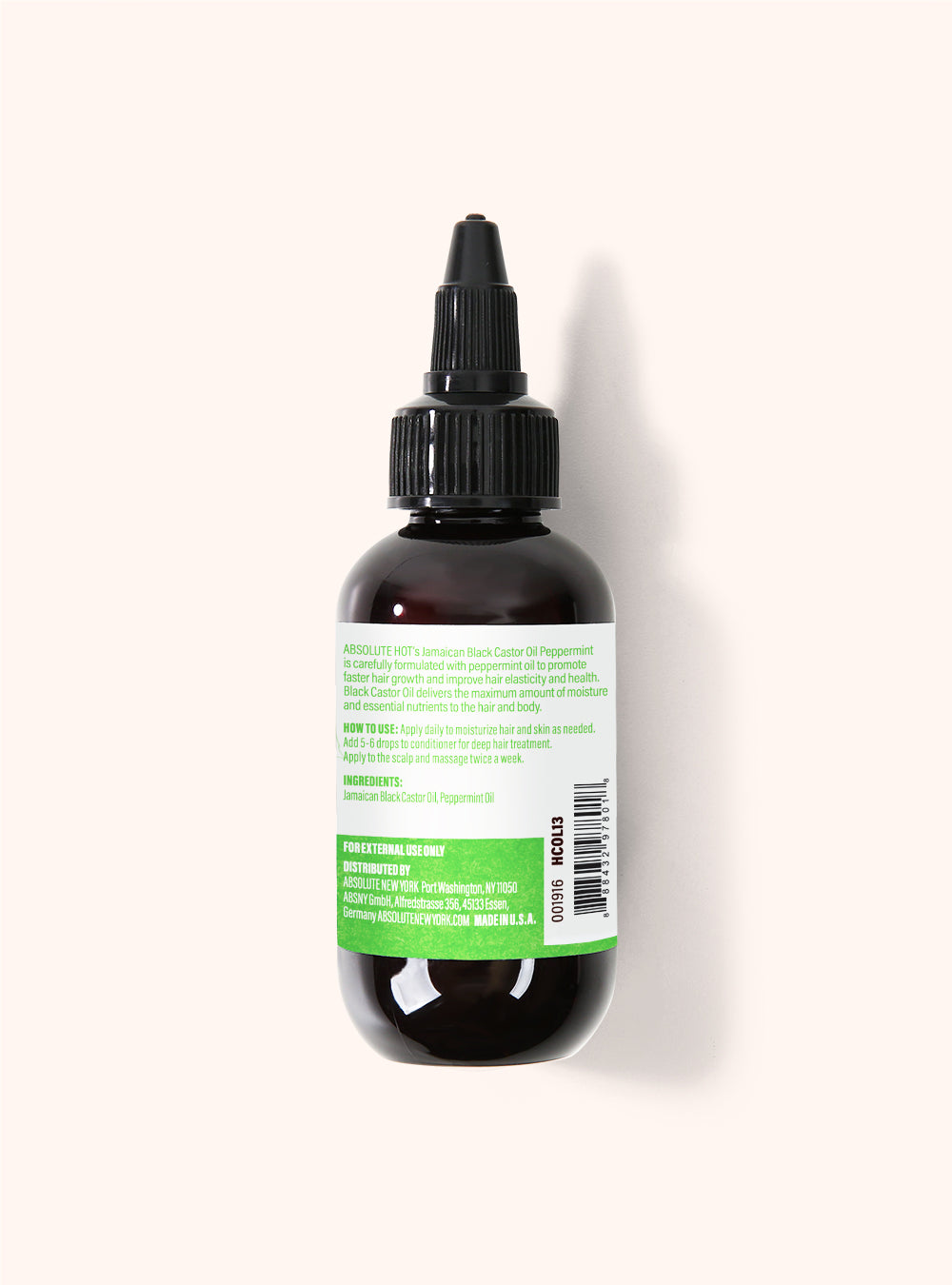 Mini Peppermint Jamaican Black Castor Hair Oil - HCOL13