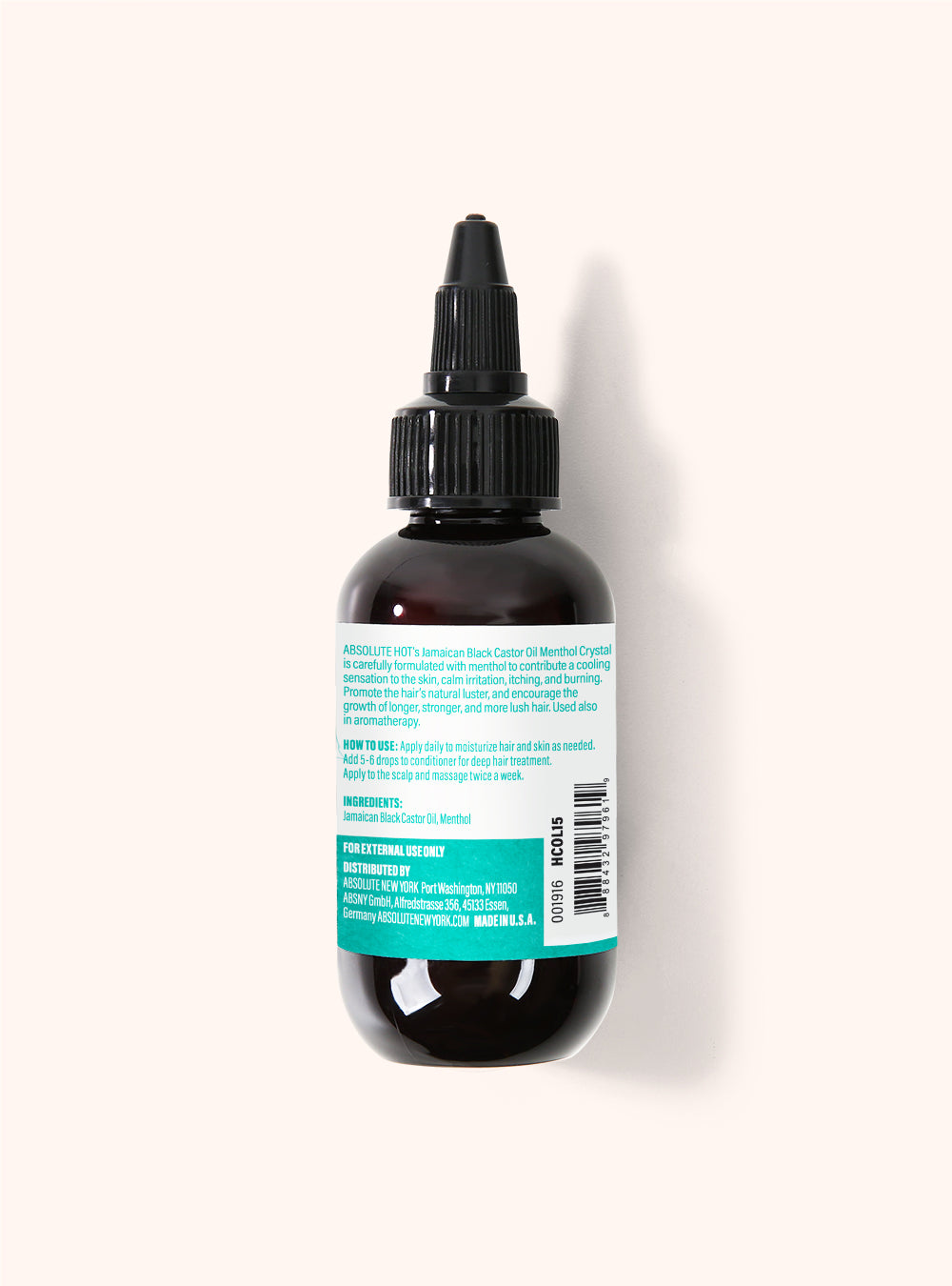 Mini Menthol Crystal Jamaican Black Castor Oil - HCOL15