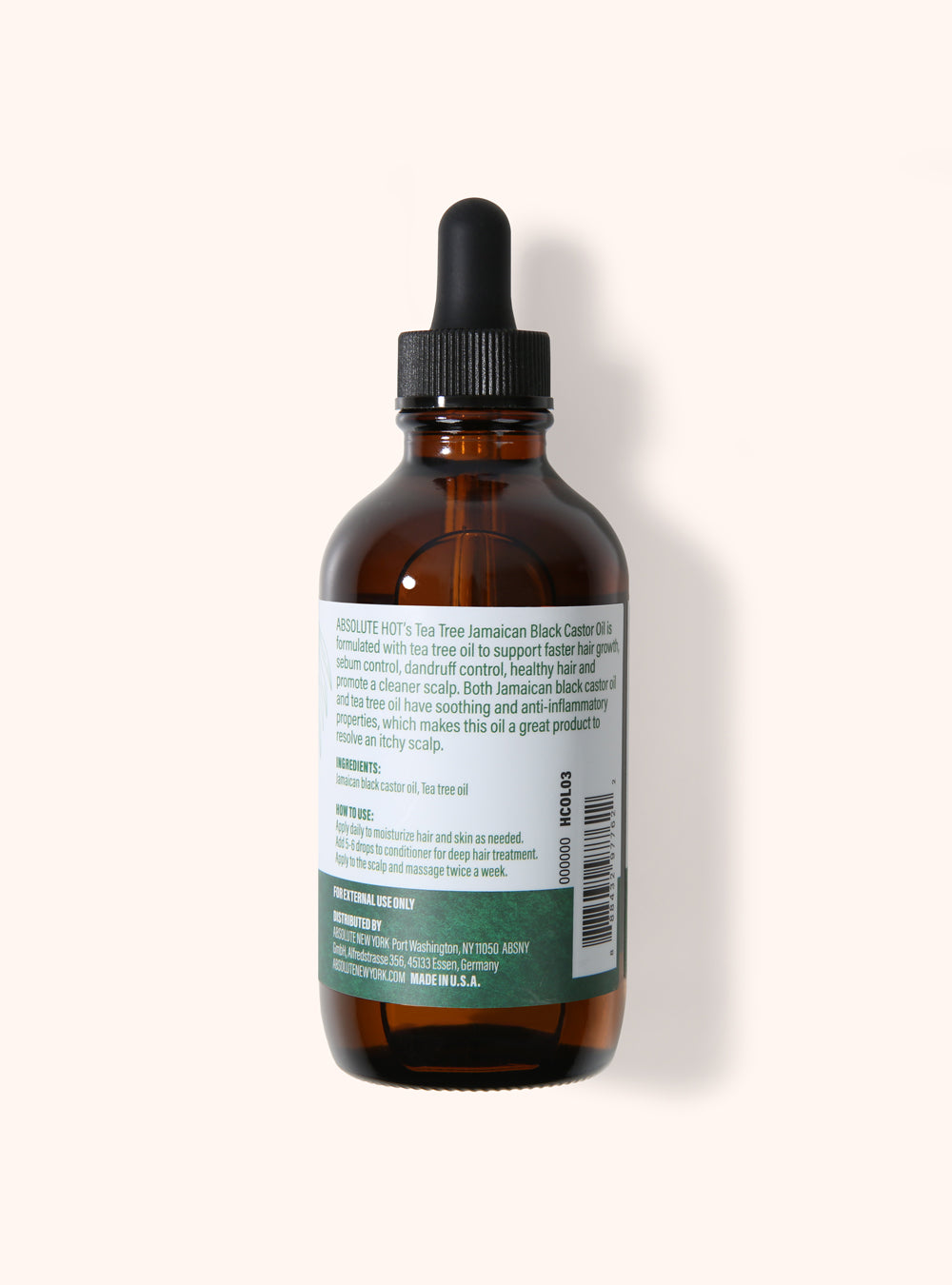 Tea Tree Jamaican Black Castor Oil - HCOL03