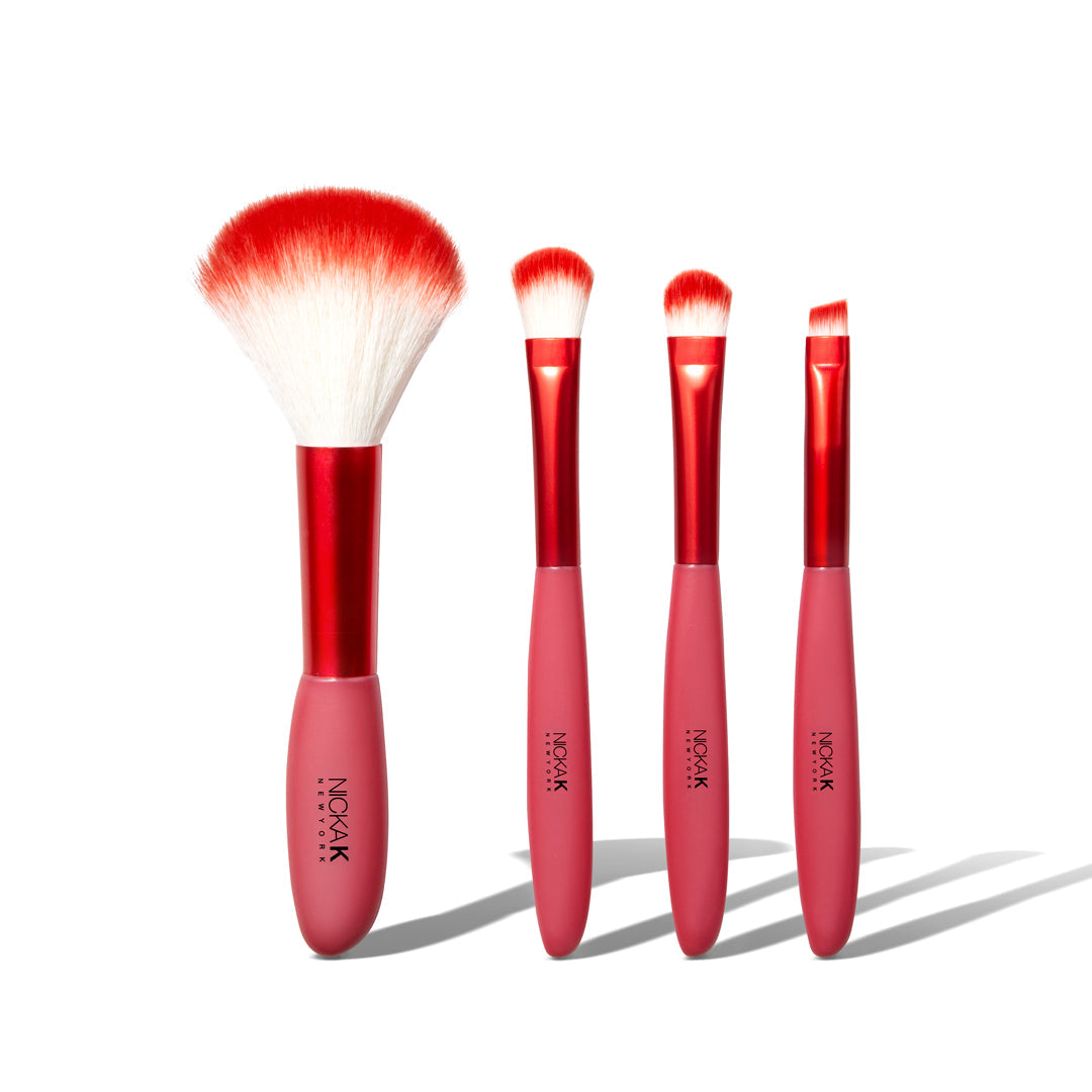 ESSENTIAL BRUSH KIT - Travel Size (Red)
