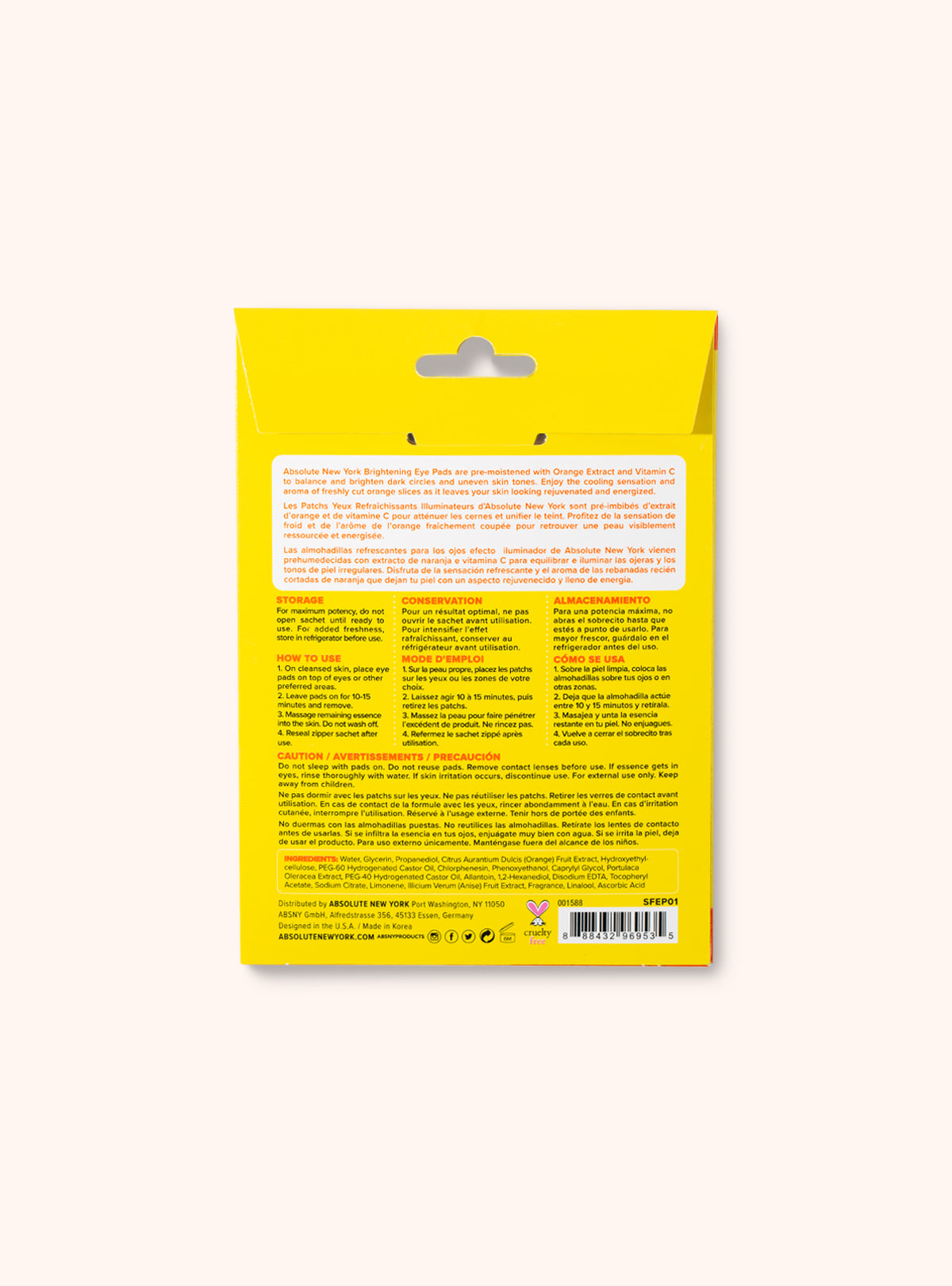 Brightening Cooling Eye Pads