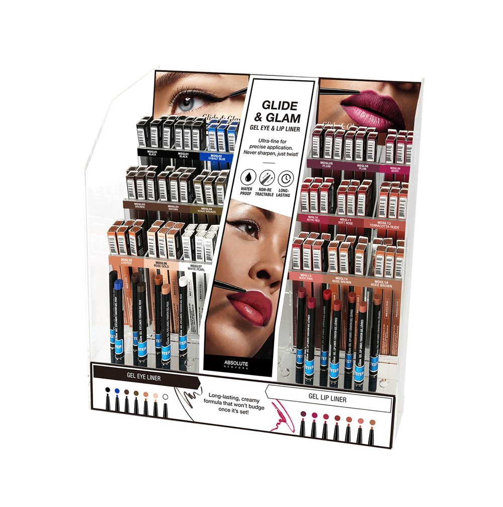 GLIDE & GLAM GEL LINER DISPLAY ST-MDGL