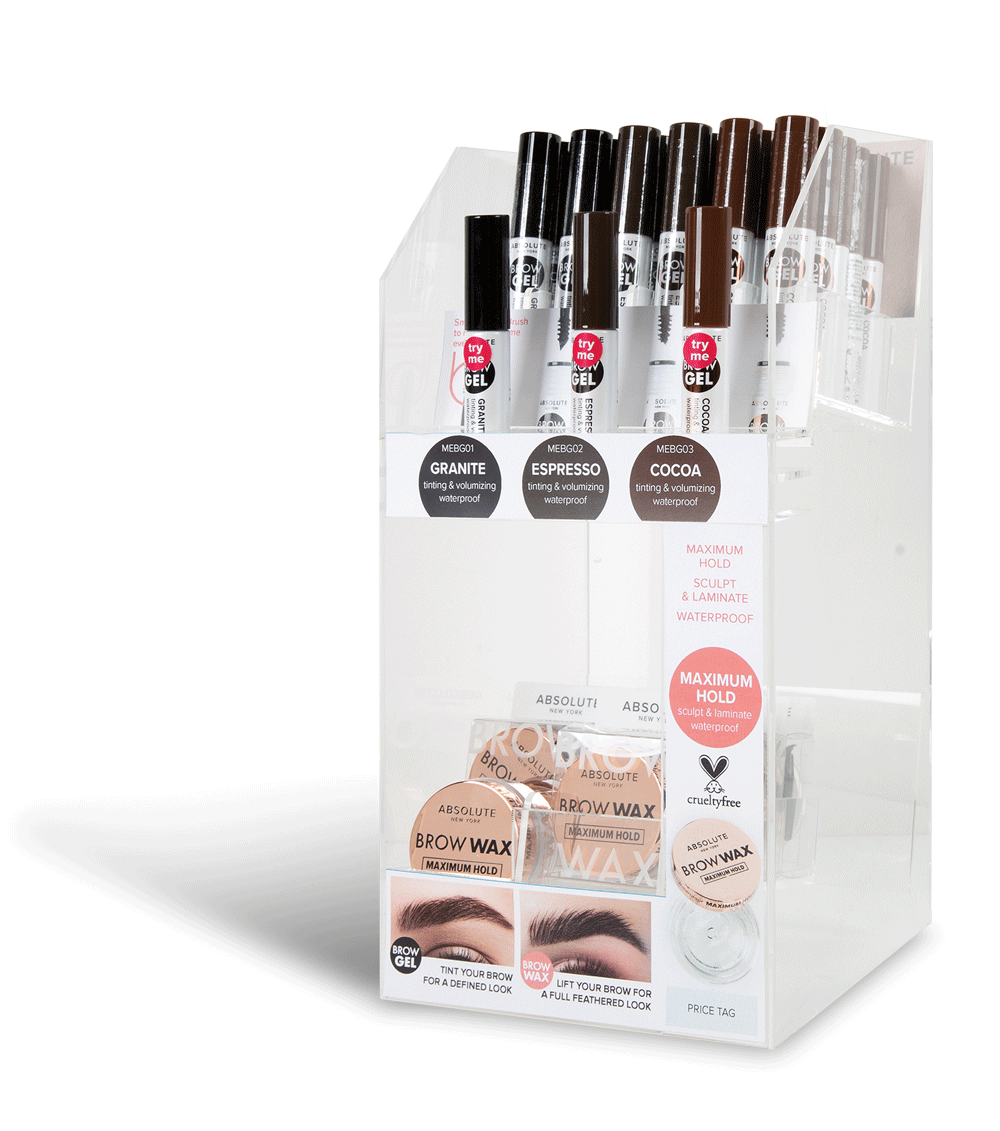 BROW GEL & WAX DISPLAY ST-MEBG