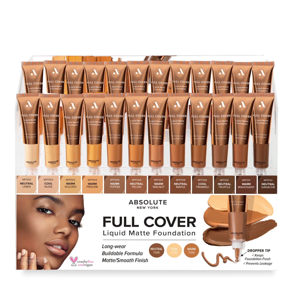 FULL COVERAGE FOUNDATION DISPLAY ST-MFFD