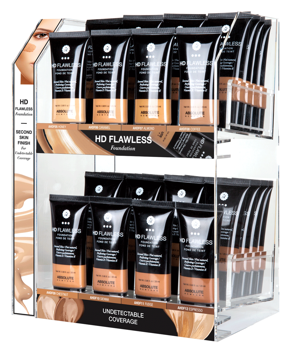 HD FLAWLESS LIQUID FOUNDATION DISPLAY ST-MHDF