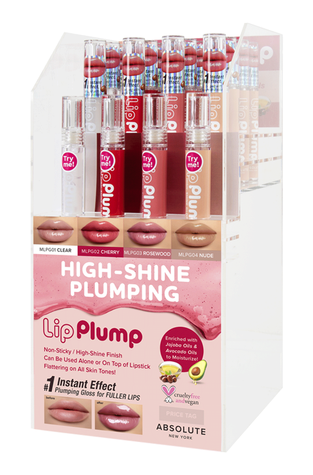 LIP PLUMP HIGH-SHINE GLOSS DISPLAY ST-MLPG