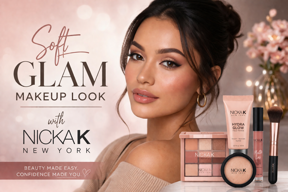 How to Create a Soft Glam Makeup Look Using Nicka K New York