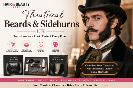 The Ultimate Guide to Theatrical Beards & Sideburns in the UK Prosthetic Facial Hair That Looks Completely Real