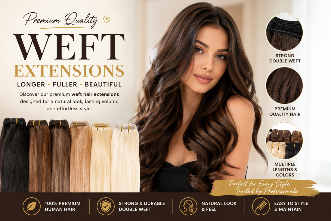 The Ultimate Guide to Weft Hair Extensions: Add Volume, Length & Confidence