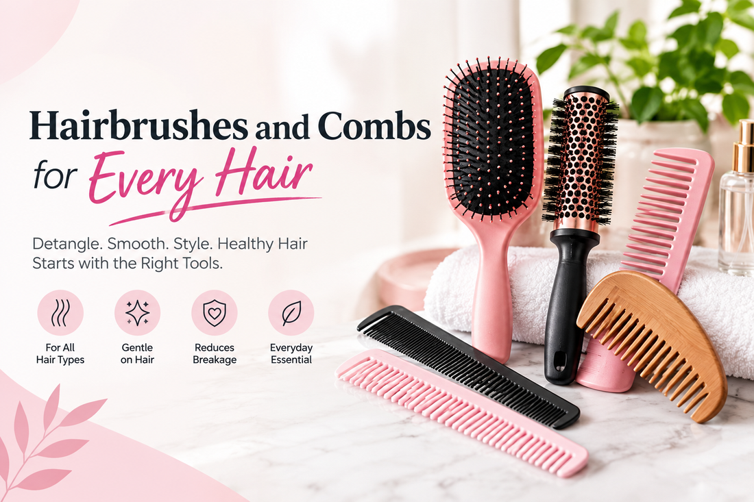 Elegant Hairbrushes and Combs Collection