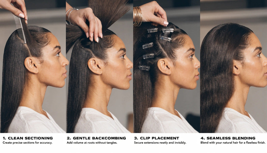 Buying clip-in hair extensions