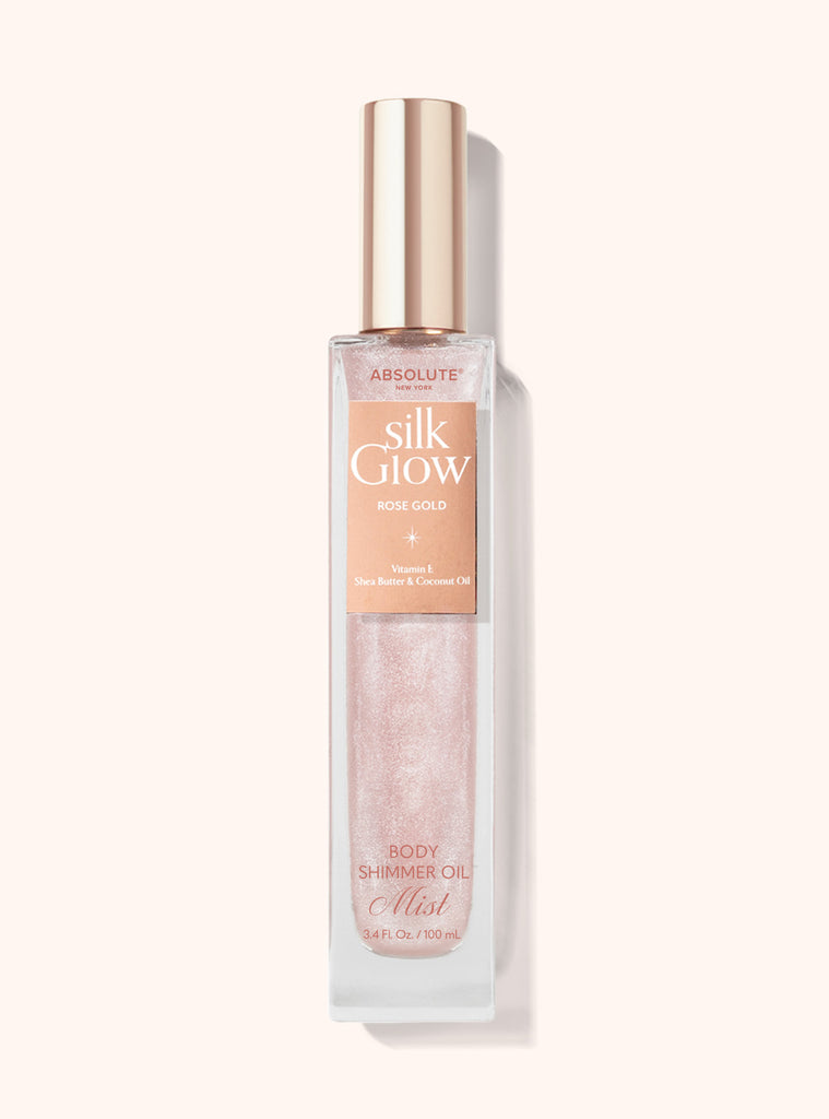 Silk Glow Shimmer Body Oil Mist - Rose Gold