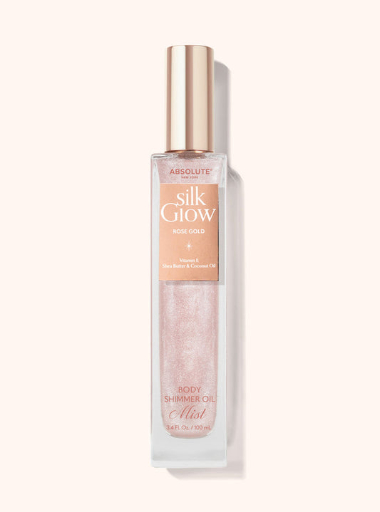 Silk Glow Shimmer Body Oil Mist - Rose Gold