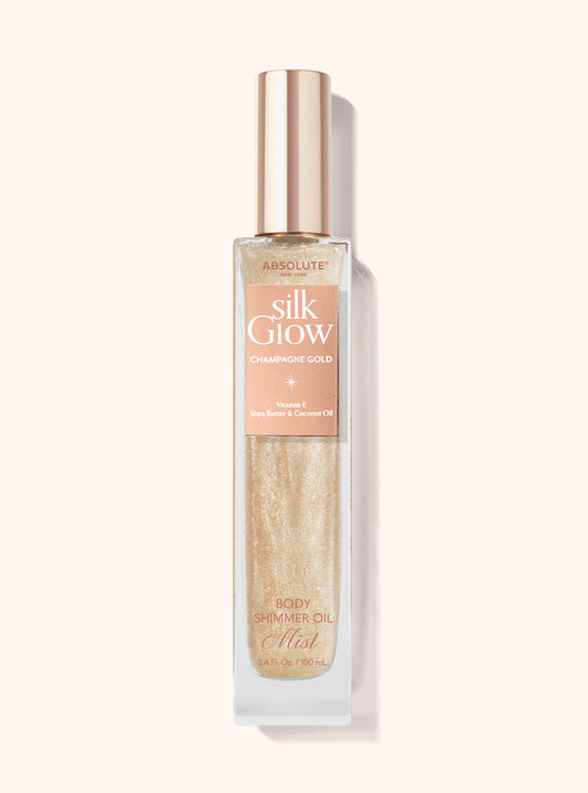 Silk Glow Shimmer Body Oil Mist - Champagne Gold