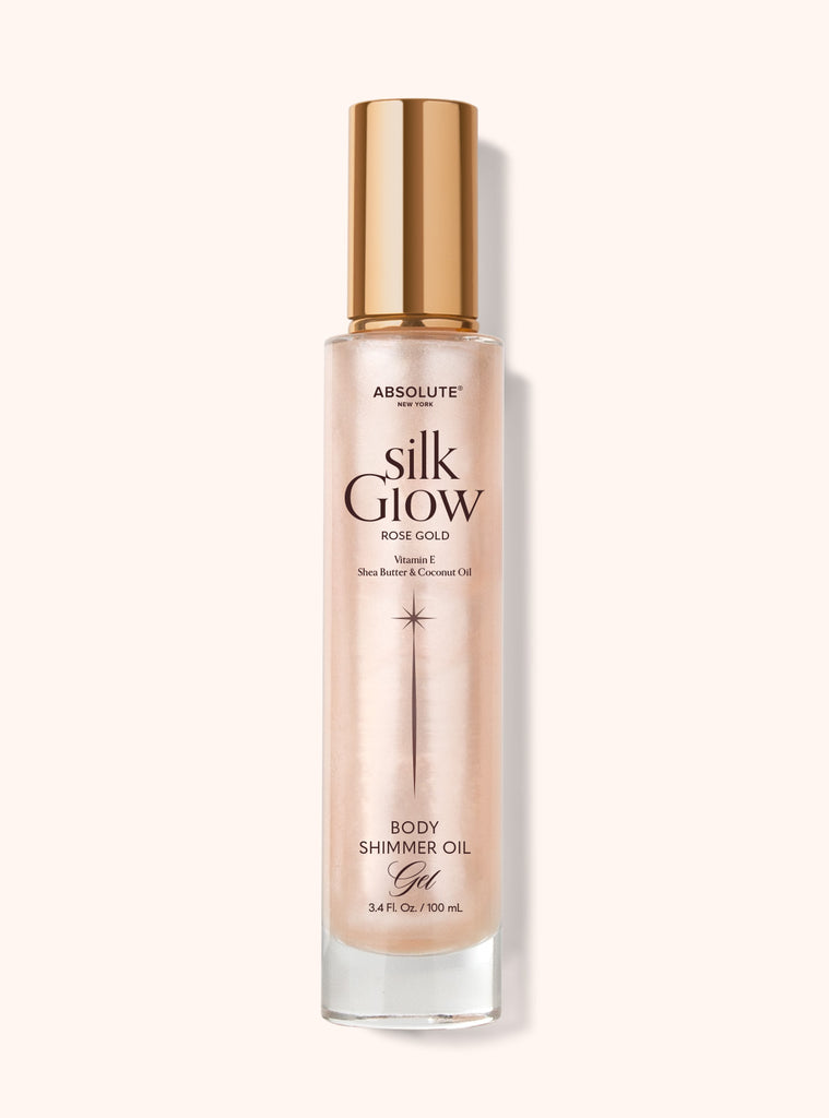 Silk Glow Shimmer Body Oil Gel - Rose Gold