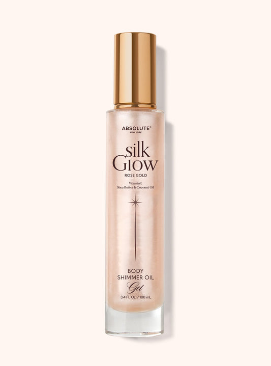 Silk Glow Shimmer Body Oil Gel - Rose Gold
