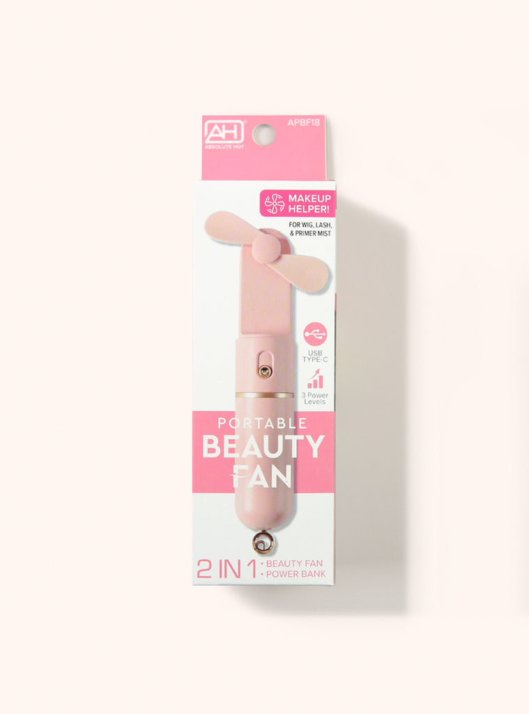 Portable Beauty Fan - Baby Pink