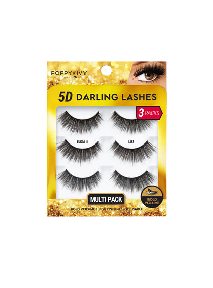 5D Darling Lashes - 3 Pairs