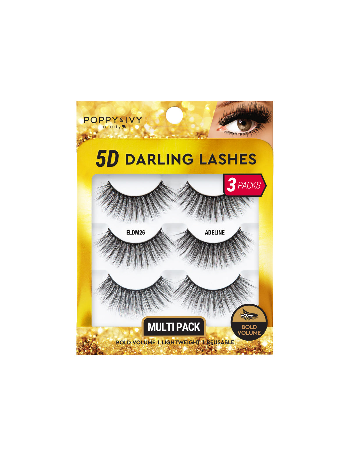 5D Darling Lashes - 3 Pairs