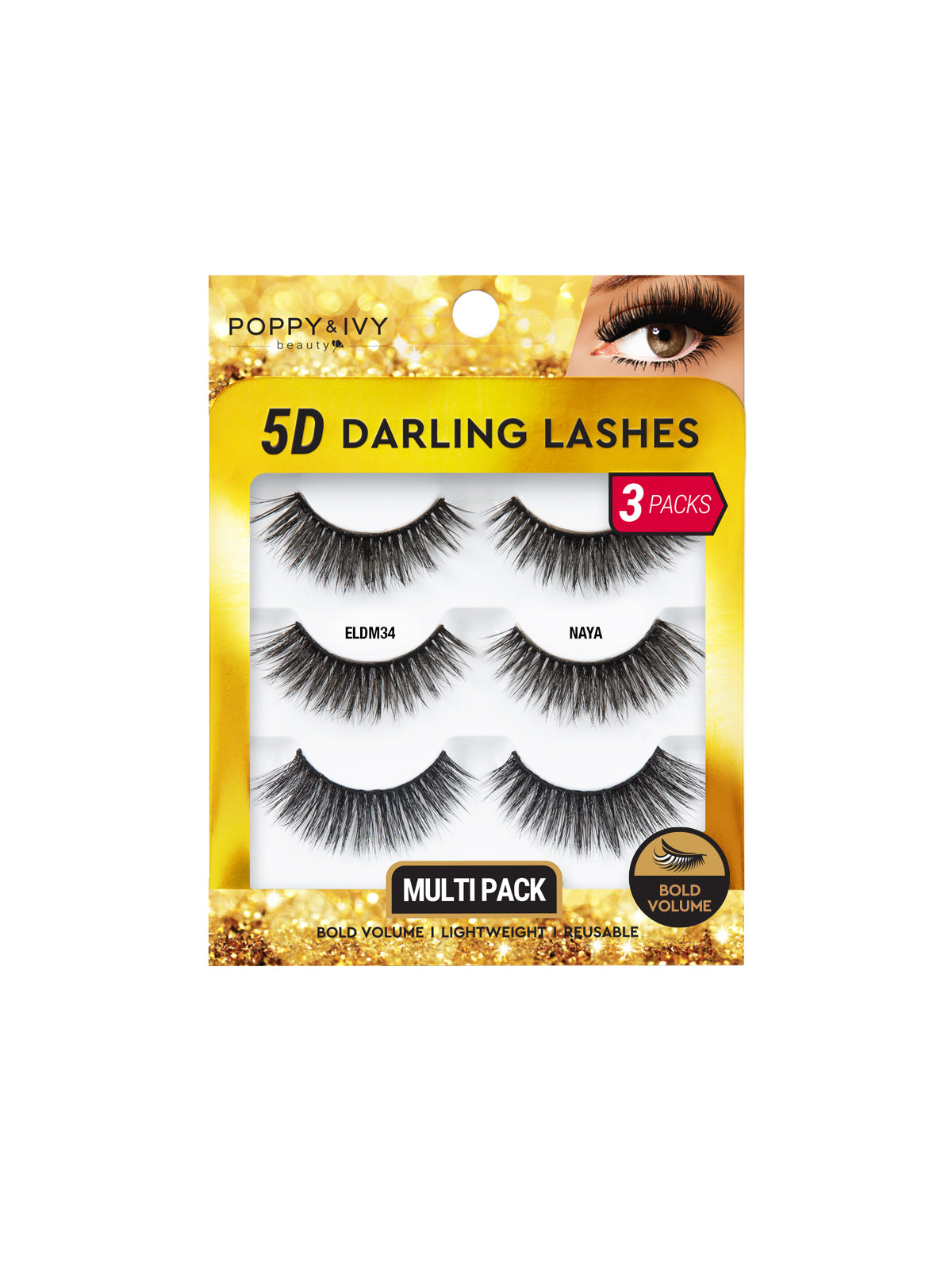 5D DARLING LASHES - 3 PAIRS || NAYA