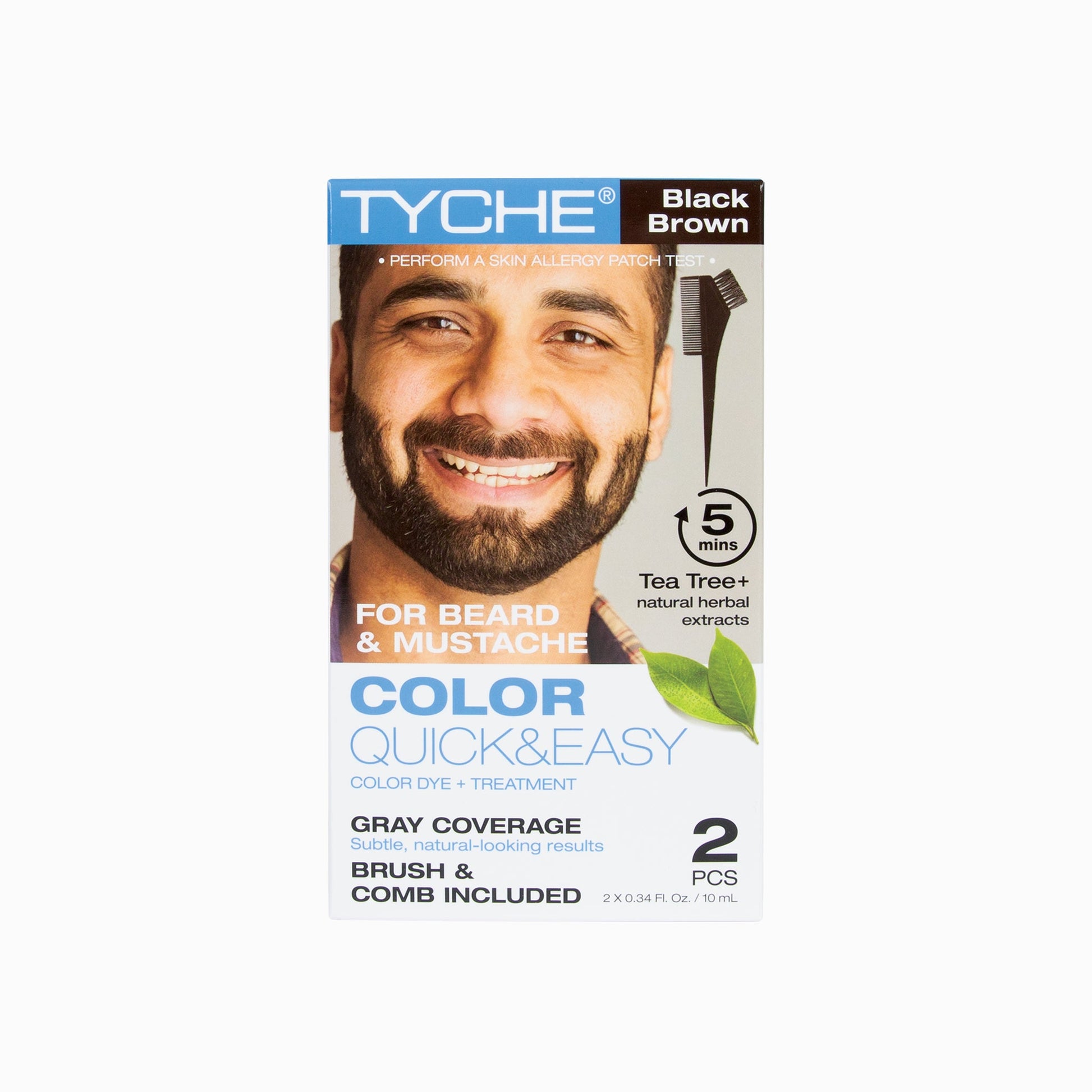 Permanent Beard and Moustache Colour Black Brown | Hair & Beauty Corp