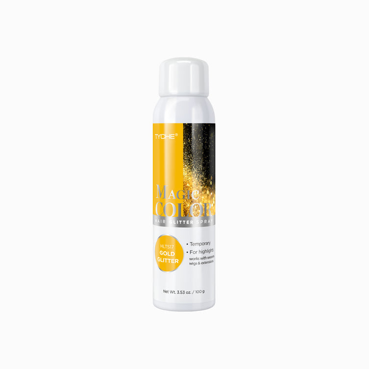 Hair Colour Spray Gold Glitter