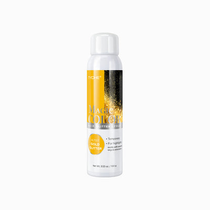 Hair Colour Spray Gold Glitter