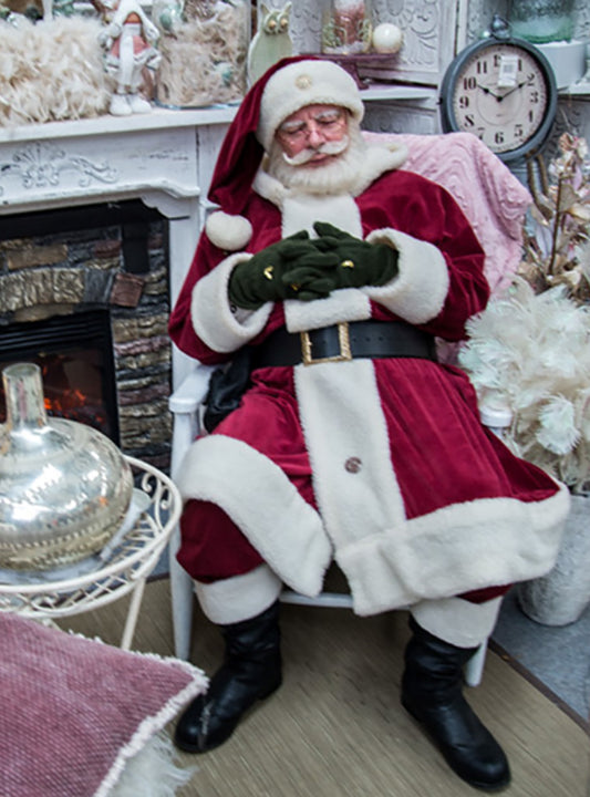 Picture of the American Santa Beard and Moustache