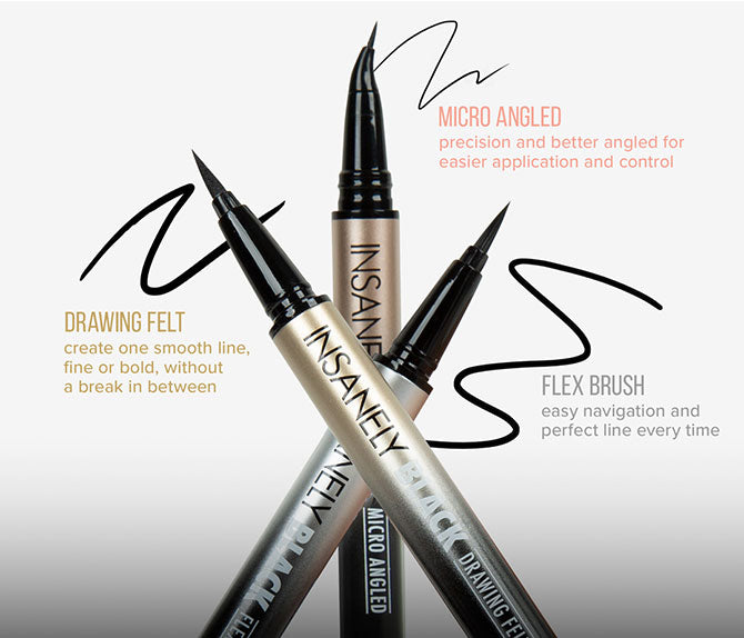 Insainley deep black professional eyeliner