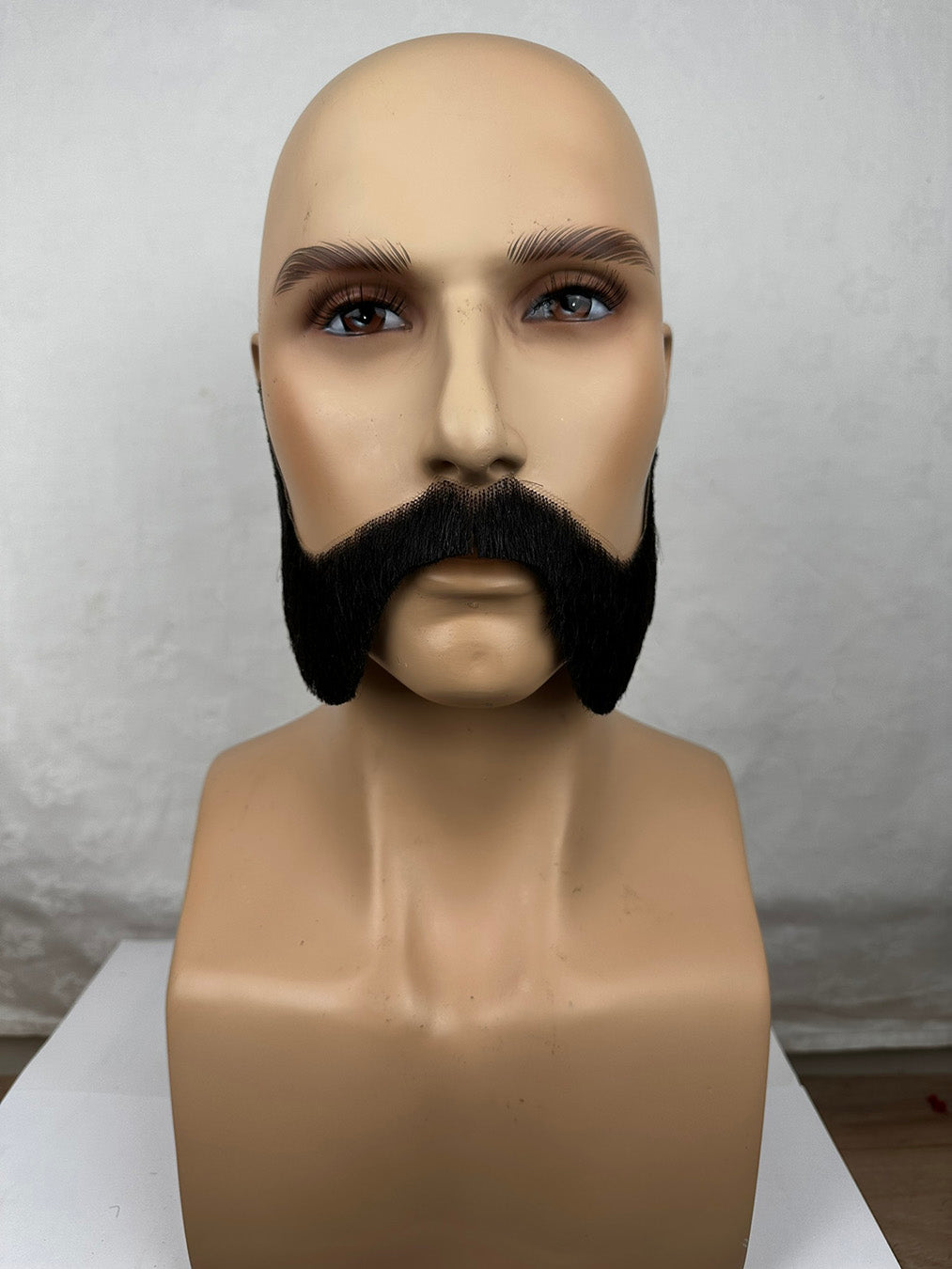 Fake mutton chops facial hair prosthetic