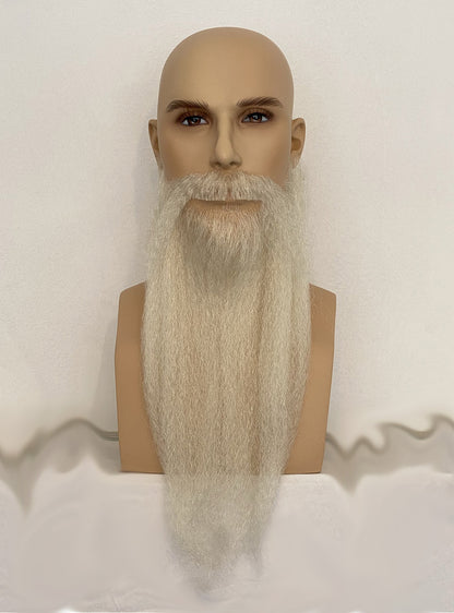 Gandalf the White Wizard Beard and Moustache