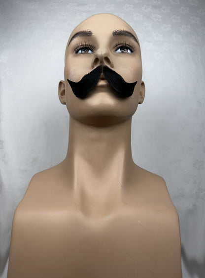 Stiffly waxed moustache MH by Hairaisers