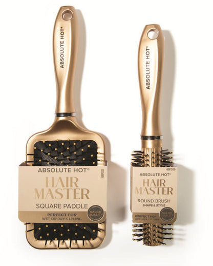 An image of the Hairmaster Gold Brushes by Absolute Hot.
