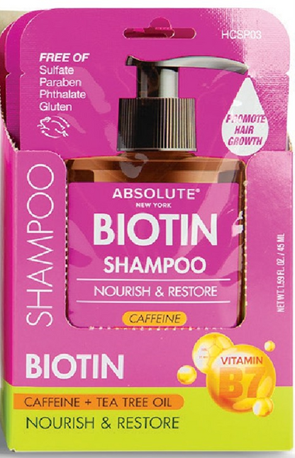 Absolute New York Shampoo Pouches: Nourishing Hair Care On-The-Go | Repair & Growth