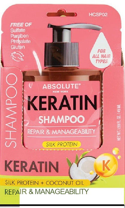Absolute New York Shampoo Pouches: Nourishing Hair Care On-The-Go | Repair & Growth