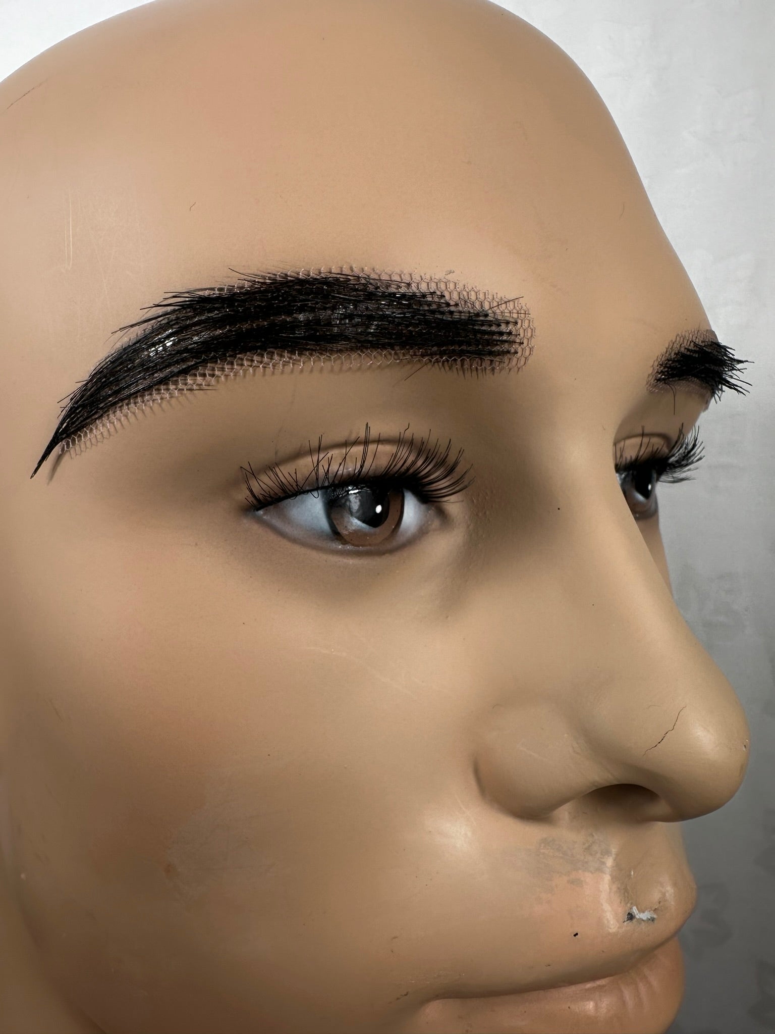 Close up Image of Eyebrows Model C for medical or theatrical use.