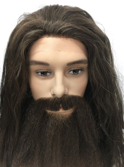 Jesus Christ Professional Theatrical Wig Beard and Moustache Set