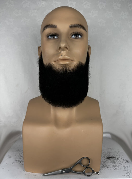 Image of a large, fake curtain beard for actors beard