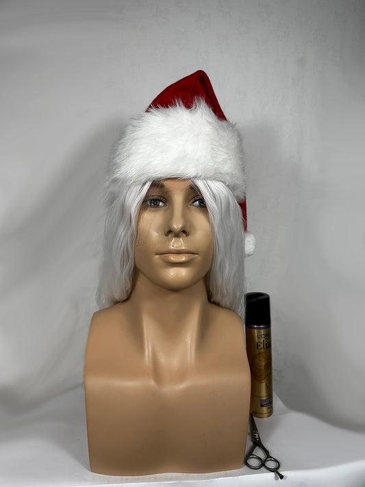 Long Straight Father Christmas Wig