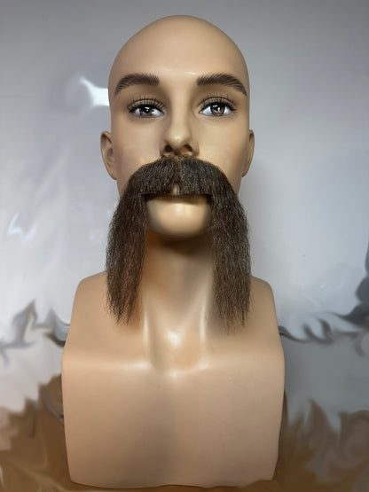 Theatrical Prosthetic Moustache Long