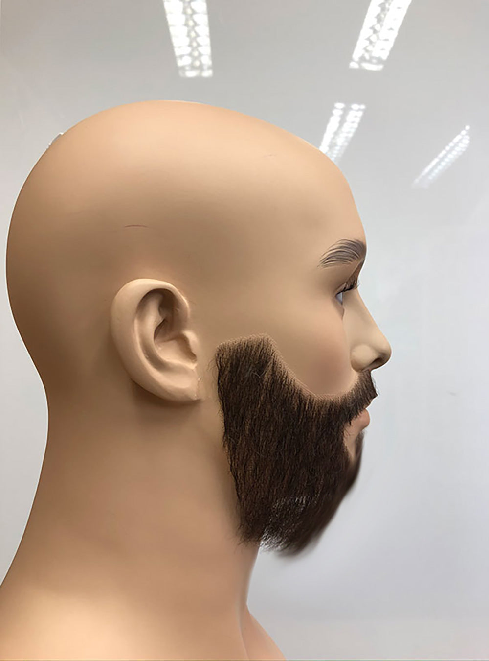 Side View of MB11 Actors beard and moustache